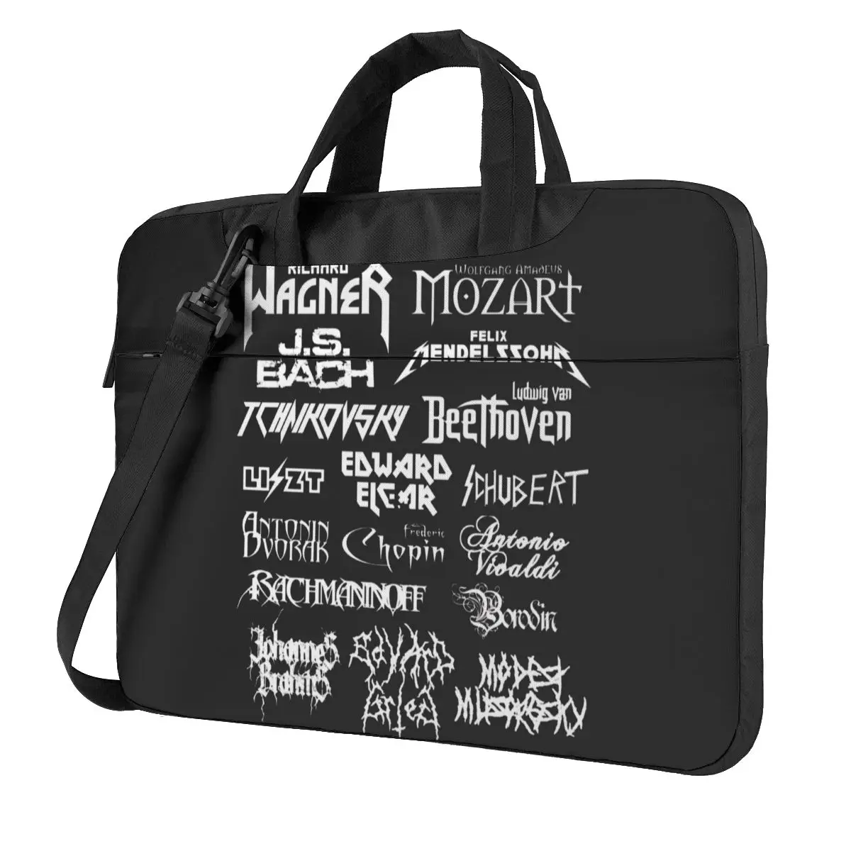 Heavy Metal Composers Laptop Bag Case Classical Mozart Beethoven Chopin Bach Stylish Travel Computer Bag Messenger Carry Laptop
Heavy Metal Composers Laptop Bag Case Classical Mozart Beethoven Chopin Bach Stylish Travel Computer Bag Messenger Carry Laptop