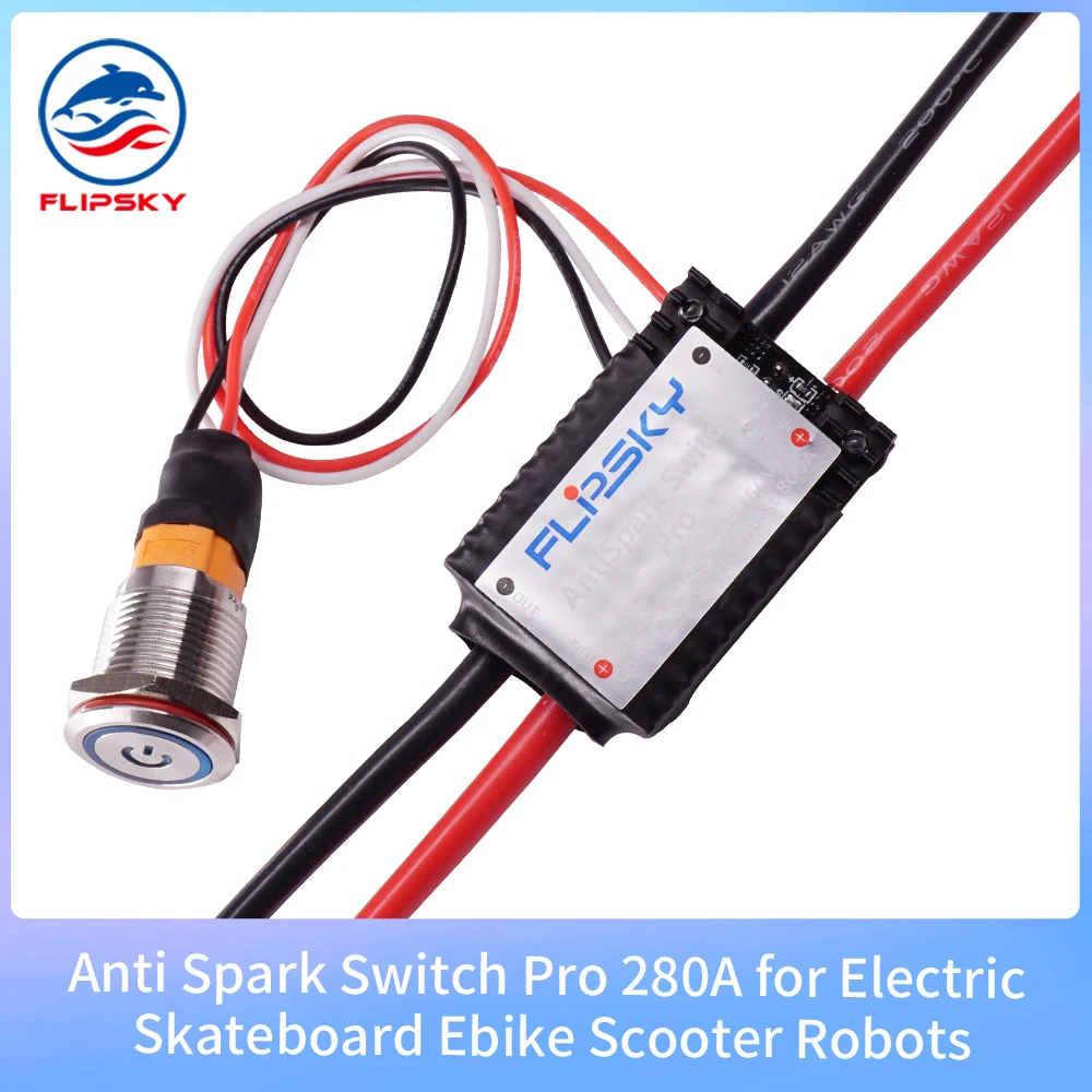 Переключатель Flipsky Antispark Pro 280A для электроскейтборда/электровелосипеда/скутера/роботов/Машинки на радиоуправлении, Защита аккумулятора и д...
Переключатель Flipsky Antispark Pro 280A для электроскейтборда/электровелосипеда/скутера/роботов/Машинки на радиоуправлении, Защита аккумулятора и д...