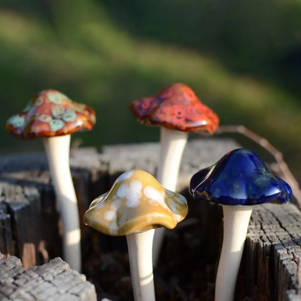 4Pcs/Set Garden Ornaments Fairy High Simulation Ceramic Waterproof Lawn Colorful Mushrooms Statues for Landscaping
4Pcs/Set Garden Ornaments Fairy High Simulation Ceramic Waterproof Lawn Colorful Mushrooms Statues for Landscaping