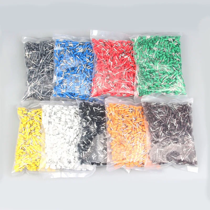 1000pcs Insulated Copper Crimp Terminator Cold Pressed Insulated Termina E0508 E7508 E1008 E1508 E2508 E4009 E6012 E10-12 E16-12
1000pcs Insulated Copper Crimp Terminator Cold Pressed Insulated Termina E0508 E7508 E1008 E1508 E2508 E4009 E6012 E10-12 E16-12
