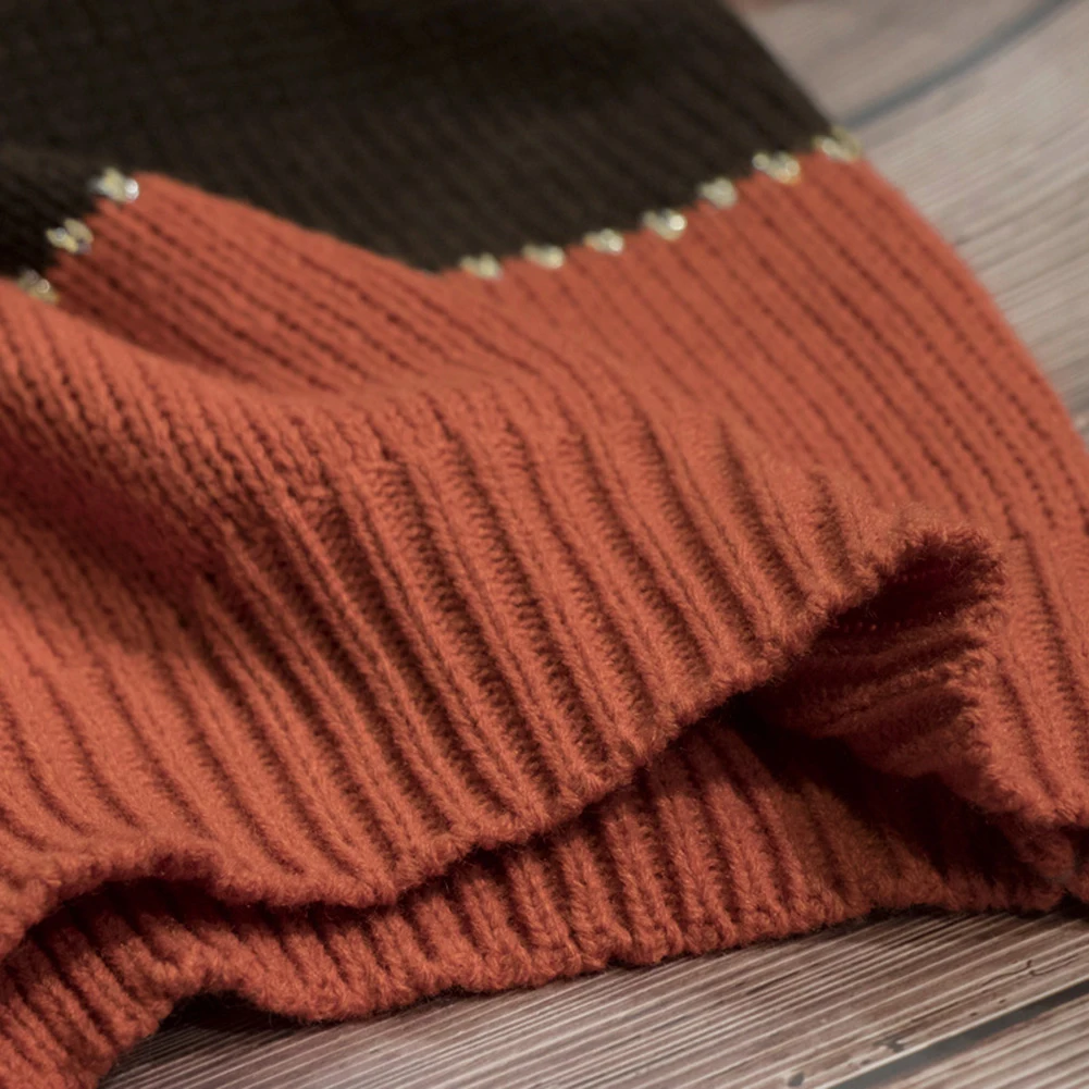 Striped Patchwork Casual Sweaters Fashion Women Clothing Autumn Winter O Neck Long Sleeve Sweater Loose Knit Pullover Tops 2020
Striped Patchwork Casual Sweaters Fashion Women Clothing Autumn Winter O Neck Long Sleeve Sweater Loose Knit Pullover Tops 2020