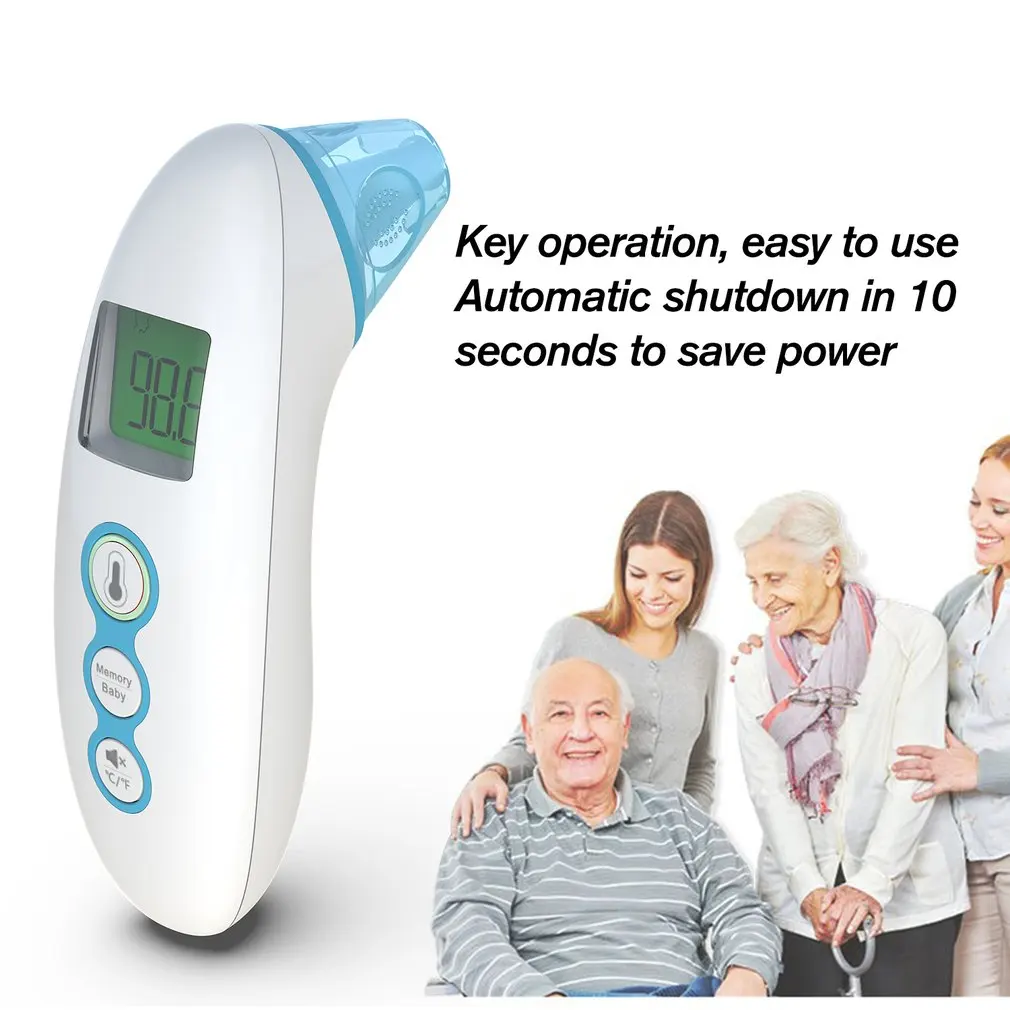 Digital Thermometer Forehead Infrared Thermometer Non Contact Temperature Meter Hygrometer IR Laser Temperature Measuring Tools
Digital Thermometer Forehead Infrared Thermometer Non Contact Temperature Meter Hygrometer IR Laser Temperature Measuring Tools