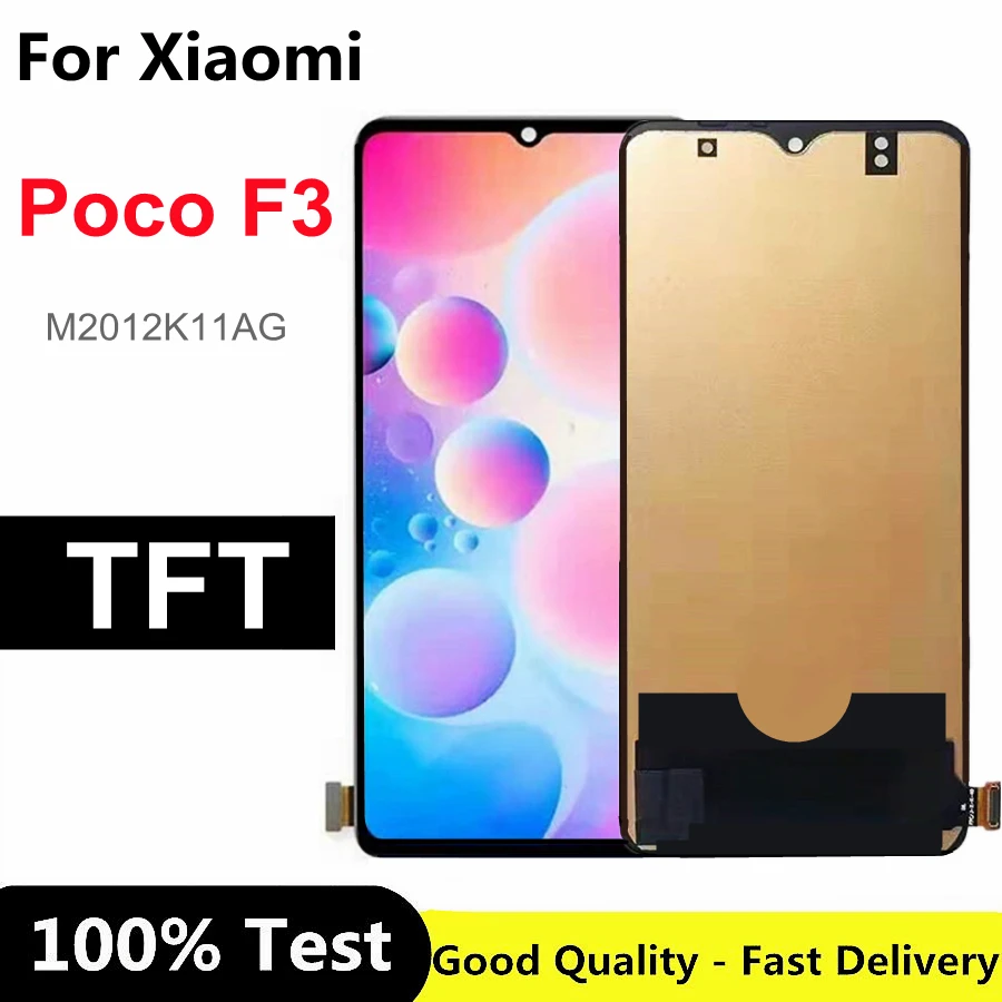 6.67" TFT For Xiaomi Poco F3 LCD Display Touch Screen Digitizer Assembly For Xiaomi Poco F3 M2012K11AG LCD
6.67" TFT For Xiaomi Poco F3 LCD Display Touch Screen Digitizer Assembly For Xiaomi Poco F3 M2012K11AG LCD