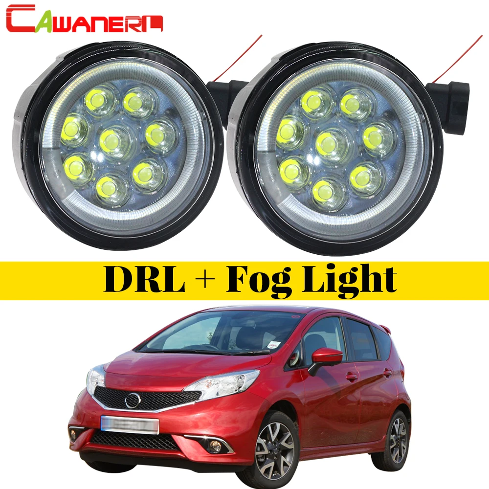 Cawanerl 2 X Car Styling LED Fog Light Angel Eye Daytime Running Light DRL Accessories For Nissan Note E11 MPV 2006-2015
Cawanerl 2 X Car Styling LED Fog Light Angel Eye Daytime Running Light DRL Accessories For Nissan Note E11 MPV 2006-2015