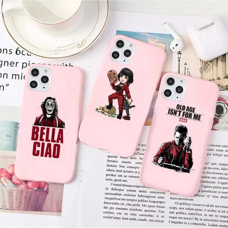 la casa de papel Money robbery Phone Case Candy Color for iPhone 6 7 8 11 12 s mini pro X XS XR MAX Plus
la casa de papel Money robbery Phone Case Candy Color for iPhone 6 7 8 11 12 s mini pro X XS XR MAX Plus