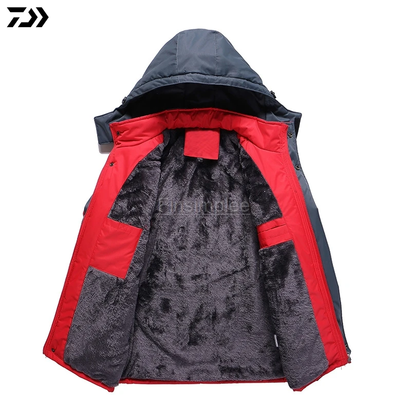 Winter Fishing Clohtes Plus Velvet Fishing Jackets Outdoor Camping Clothing Men Autumn Waterproof Keep Warm Patchwork Hooded
Winter Fishing Clohtes Plus Velvet Fishing Jackets Outdoor Camping Clothing Men Autumn Waterproof Keep Warm Patchwork Hooded