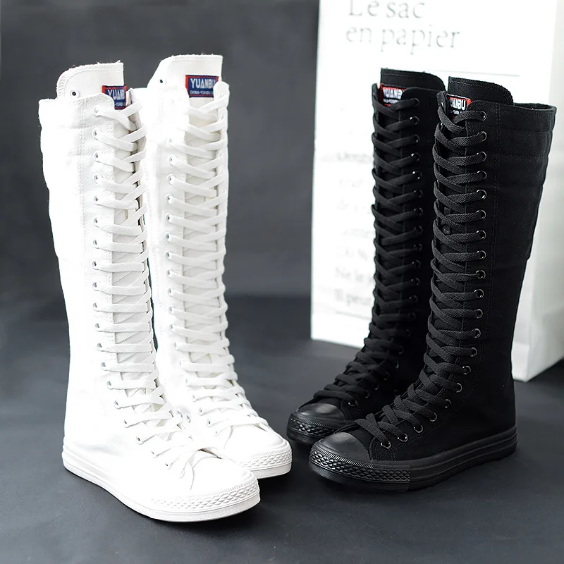 Spring and Autumn Women's Shoes Canvas Casual High Top Shoes Boots Lace Up Zipper Comfortable Flat Boots Sports Shoes 2021 NEW
Spring and Autumn Women's Shoes Canvas Casual High Top Shoes Boots Lace Up Zipper Comfortable Flat Boots Sports Shoes 2021 NEW