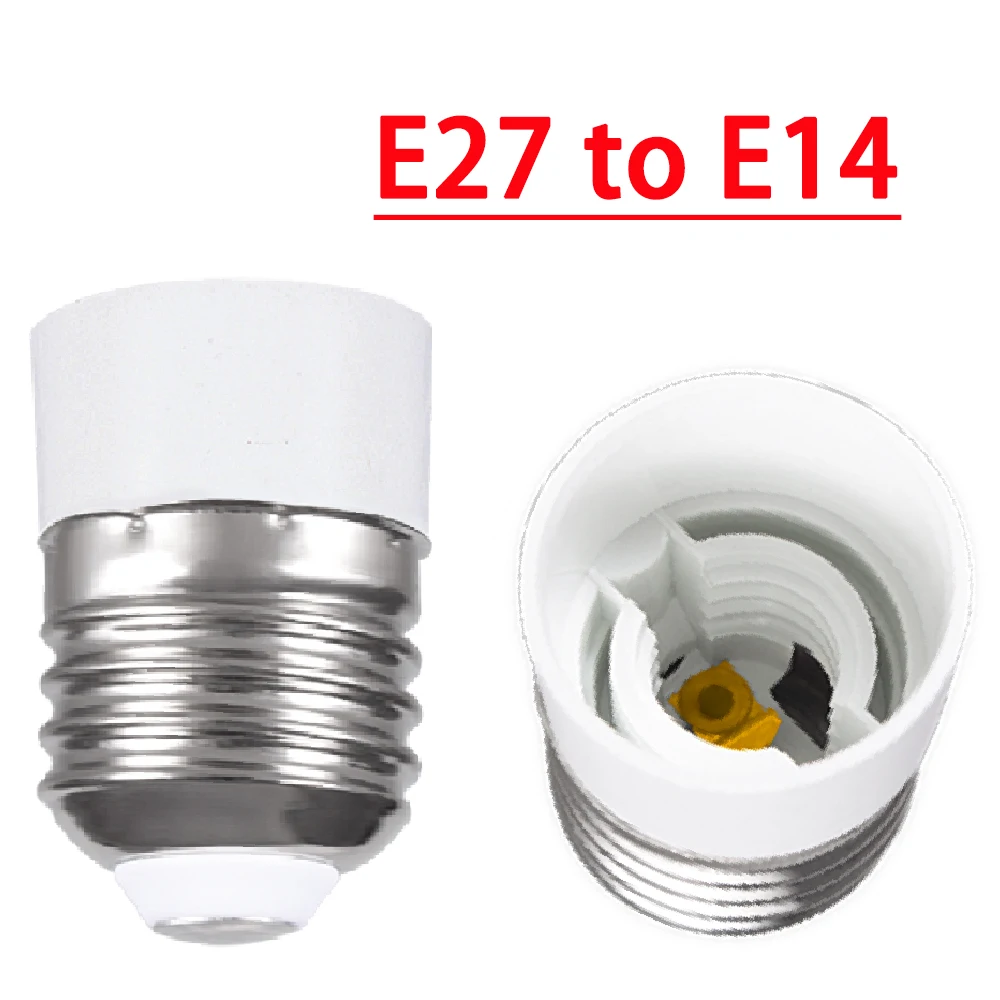 Переходник патрона лампы E27-E14, адаптер патрона лампы E14, цоколь лампы E27, огнестойкий материал, винтовой переходник патрона лампы 220 В
Переходник патрона лампы E27-E14, адаптер патрона лампы E14, цоколь лампы E27, огнестойкий материал, винтовой переходник патрона лампы 220 В