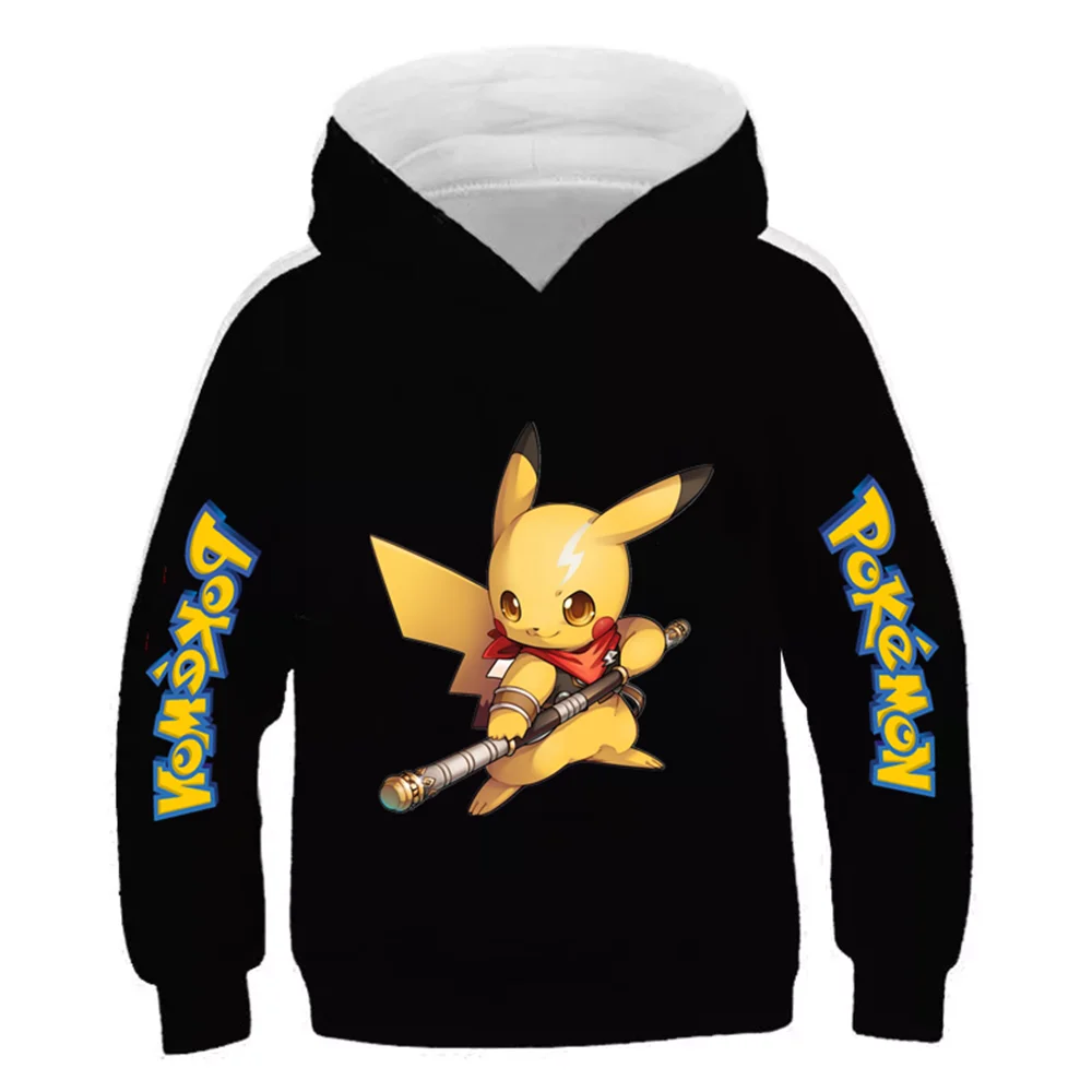Pokemon Hoodie Girls Long Sleeves Jogging Boys Cartoon Sweatshirt Pikachu Tops Children's Kid Clothes Casual Cool Coat 4-14
Pokemon Hoodie Girls Long Sleeves Jogging Boys Cartoon Sweatshirt Pikachu Tops Children's Kid Clothes Casual Cool Coat 4-14