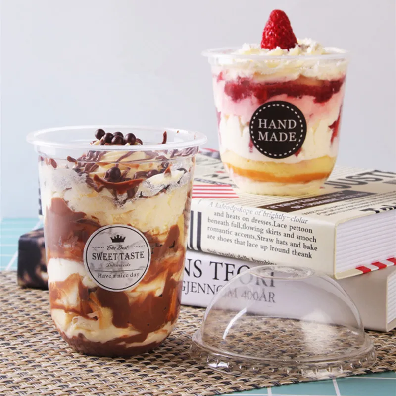 50pcs Net Red clear plastic cups disposable tiramisu cake cup wedding birthday party milk bubble tea coffee juice cup with lid
50pcs Net Red clear plastic cups disposable tiramisu cake cup wedding birthday party milk bubble tea coffee juice cup with lid