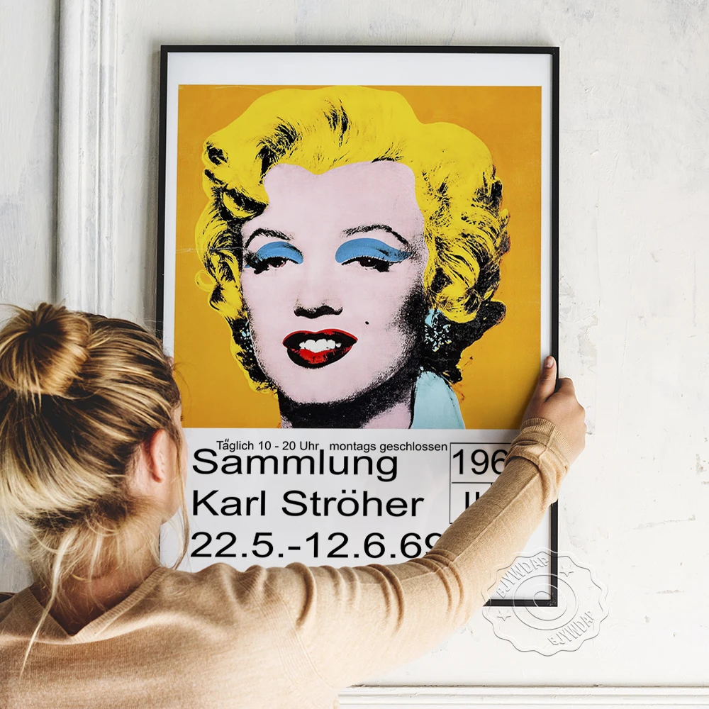 1968 Andy Warhol Vintage Exhibition Star Poster, Movie Star Marilyn Monroe Sexy Women Portrait Watercolour Prints, Home Decor
1968 Andy Warhol Vintage Exhibition Star Poster, Movie Star Marilyn Monroe Sexy Women Portrait Watercolour Prints, Home Decor