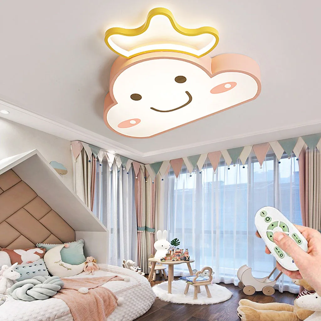 LED Ceiling Light Dimmable Chandelier Cartoon Cloud-shaped Design with Remote Control Children's Room Decorative Lamp
LED Ceiling Light Dimmable Chandelier Cartoon Cloud-shaped Design with Remote Control Children's Room Decorative Lamp