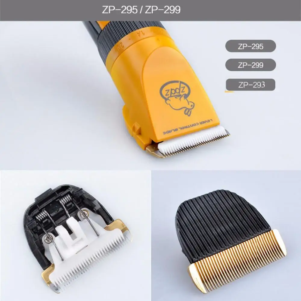 Electric Pet Dog Hair Trimmer Clipper Blade Head Animal Human Grooming Cutting Machine Accessories For RFCD-9555 3600 ZP-295 293
Electric Pet Dog Hair Trimmer Clipper Blade Head Animal Human Grooming Cutting Machine Accessories For RFCD-9555 3600 ZP-295 293