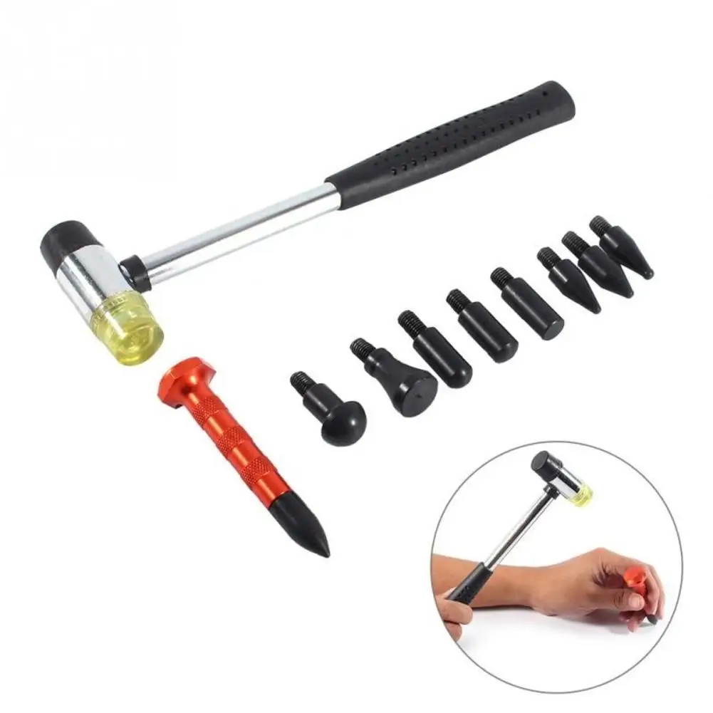 Car Pdr Dent Ding Hammer Tap Down Kit Knock Down Tool Body Dent Work Auto Dent Remover Removal Repair Hail Paintless Fix Se U8H8
Car Pdr Dent Ding Hammer Tap Down Kit Knock Down Tool Body Dent Work Auto Dent Remover Removal Repair Hail Paintless Fix Se U8H8