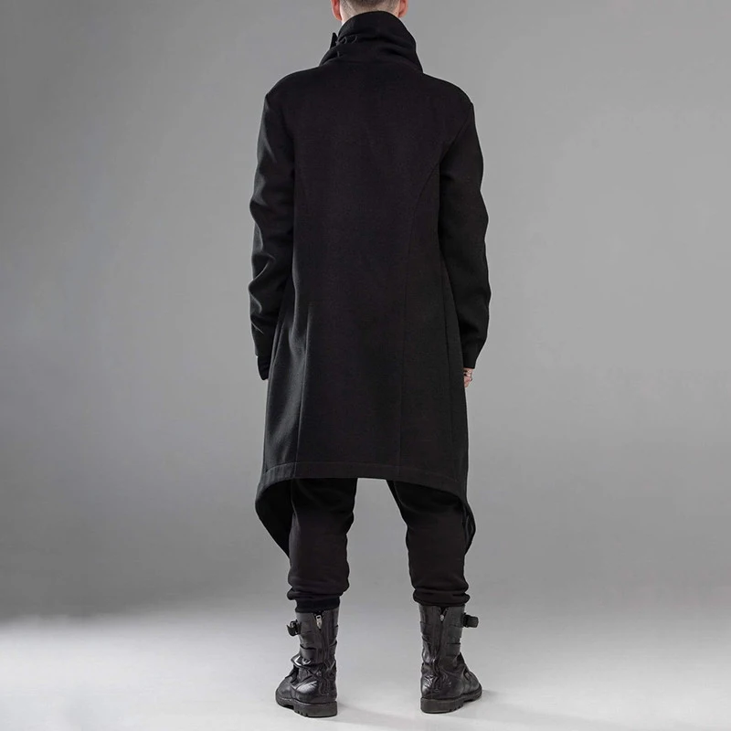 INCERUN Men Cloak Coats Streetwear Turtleneck Solid Long Sleeve Fashion Men Cape Outerwear Punk Style Irregular Jackets S-5XL
INCERUN Men Cloak Coats Streetwear Turtleneck Solid Long Sleeve Fashion Men Cape Outerwear Punk Style Irregular Jackets S-5XL