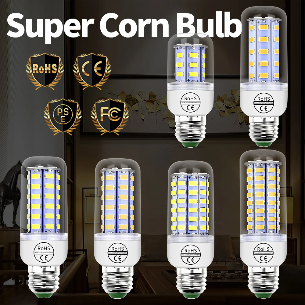 LED E27 Corn Lamp E14 Light Bulb GU10 Halogen Lamp 220V LED B22 Bulb G9 Corn Light Chandelier Candle Ampoule 3W 5W 7W 9W 12W 15W
LED E27 Corn Lamp E14 Light Bulb GU10 Halogen Lamp 220V LED B22 Bulb G9 Corn Light Chandelier Candle Ampoule 3W 5W 7W 9W 12W 15W