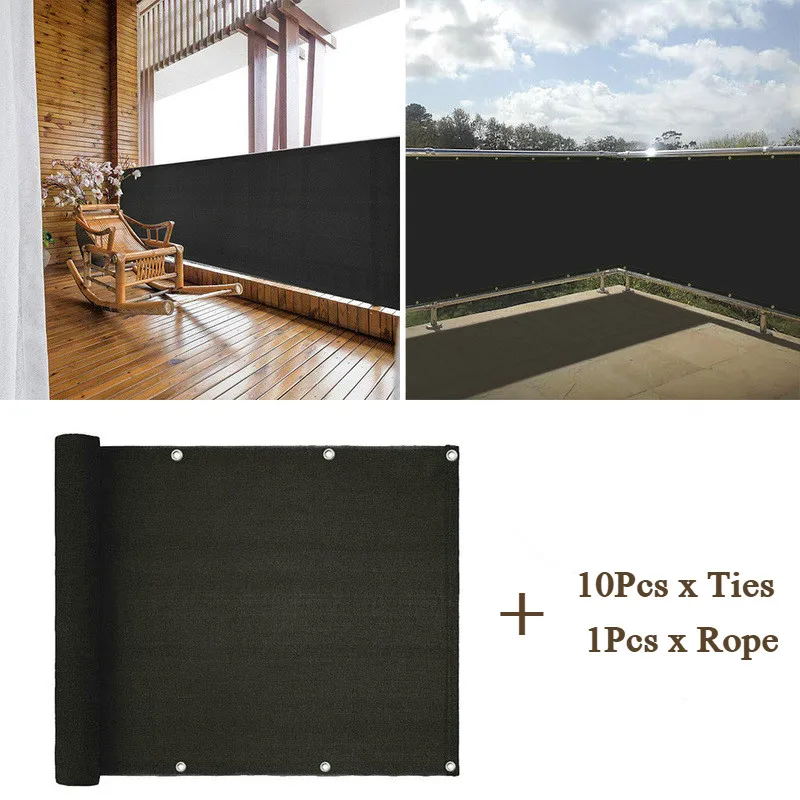 Outdoor Sun Shade Balcony Anti-UV Shade Net Black Gray Balcony Screen Protection Net Privacy Net Fence Panel Garden Outdoor
Outdoor Sun Shade Balcony Anti-UV Shade Net Black Gray Balcony Screen Protection Net Privacy Net Fence Panel Garden Outdoor