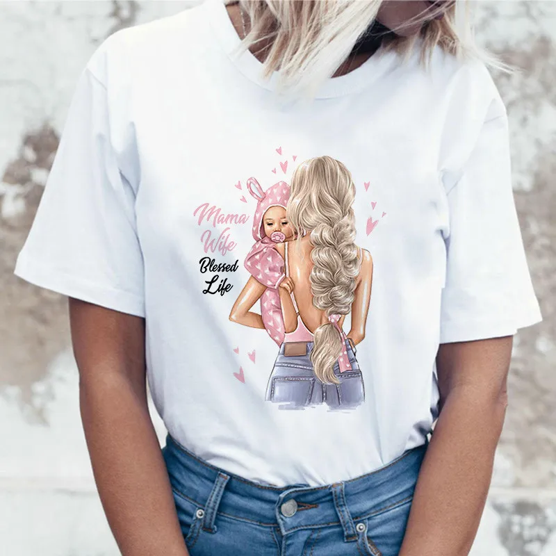 Mom pattern T-shirts 90s Fashion Harajuku Summer Printing Mama Cartoon Print Graphic T Tops Lady tshirt
Mom pattern T-shirts 90s Fashion Harajuku Summer Printing Mama Cartoon Print Graphic T Tops Lady tshirt