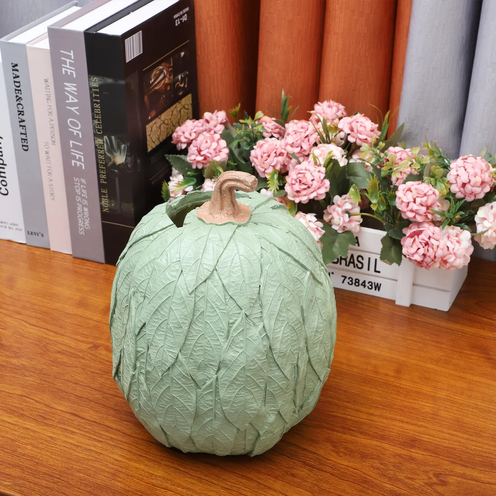 Fake Vegetable Home Birthday Leaf Cover Pumpkin Model Halloween DIY Craft Ornament Simulation Plant Plastic Fall Decoration
Fake Vegetable Home Birthday Leaf Cover Pumpkin Model Halloween DIY Craft Ornament Simulation Plant Plastic Fall Decoration