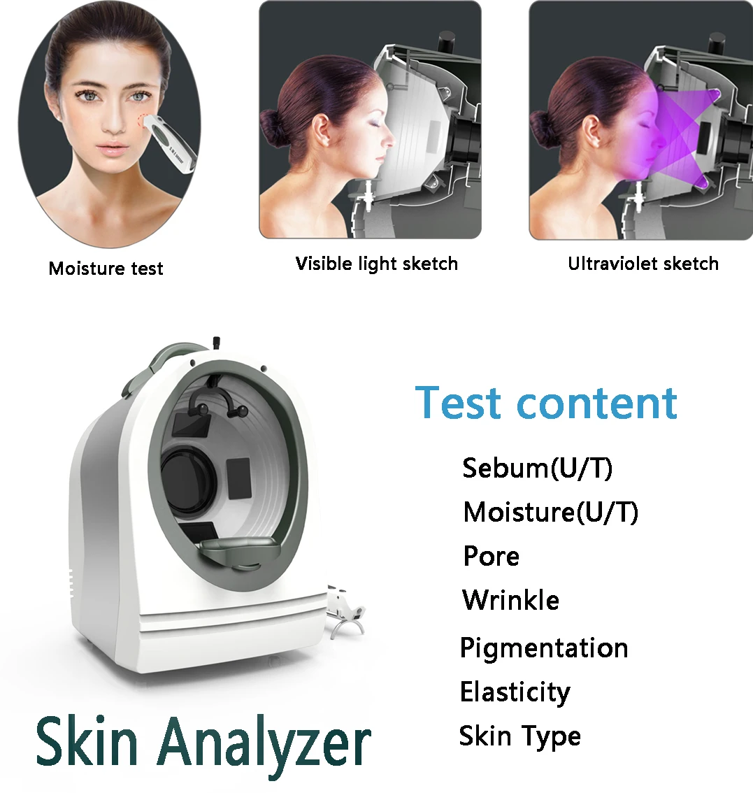 BECO factory CE certificate high-tech beauty device machine portable magic mirror facial skin analyzer skin tester 
BECO factory CE certificate high-tech beauty device machine portable magic mirror facial skin analyzer skin tester