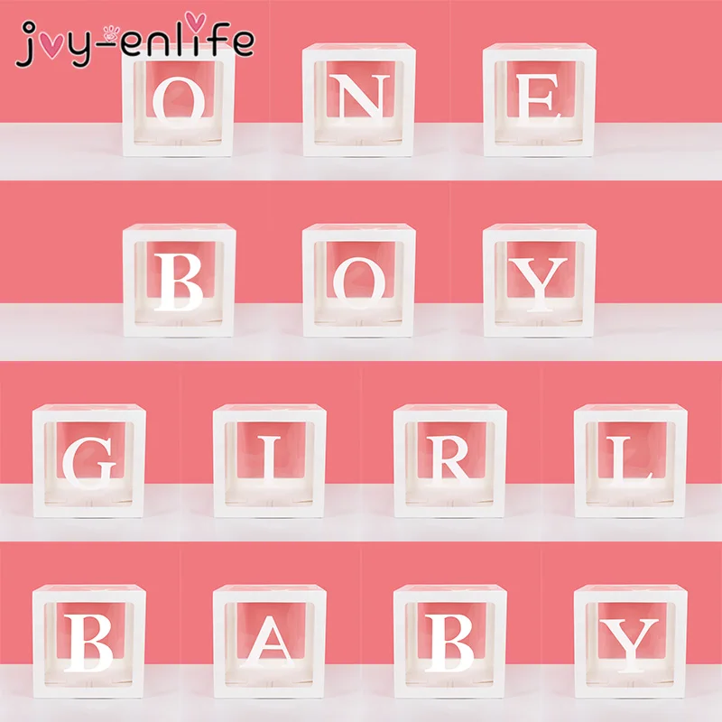 DIY Transparent Name Box Girl Boy Baby Shower Decorations Baby 1st One Birthday Party Decor Baby Girl Birthday Decorations
DIY Transparent Name Box Girl Boy Baby Shower Decorations Baby 1st One Birthday Party Decor Baby Girl Birthday Decorations