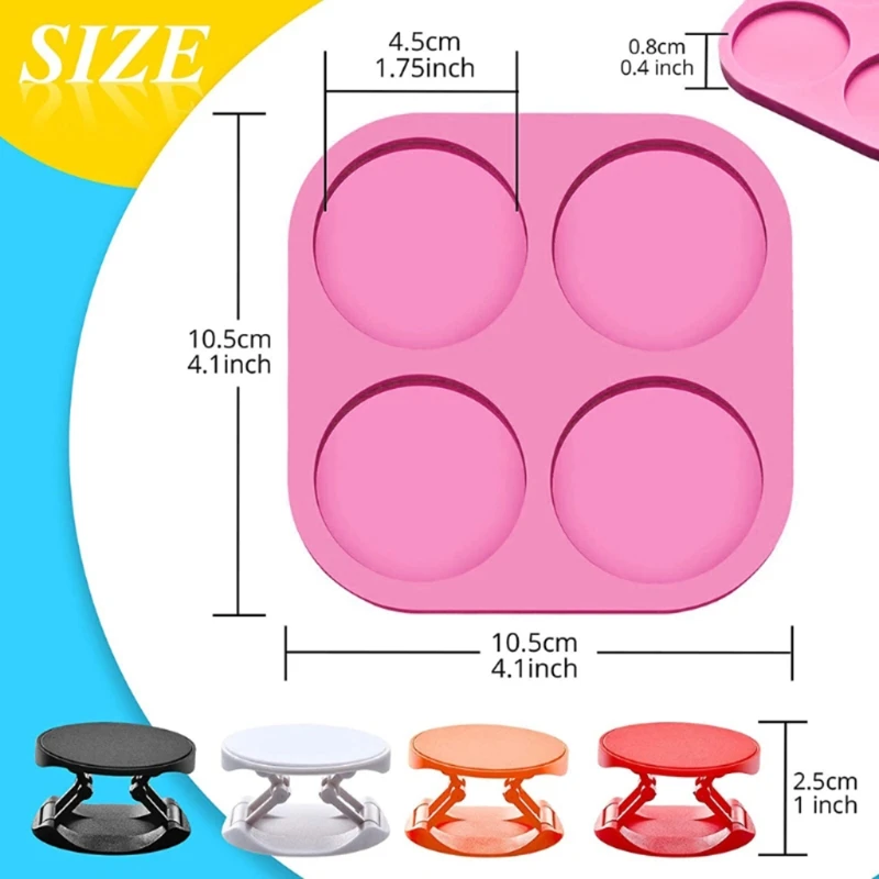 DIY Round Phone Grip Resin Mold Phone Holder Silicone Mold Round Resin Mold Phone Socket Resin Molds Resin Craft Tools 
DIY Round Phone Grip Resin Mold Phone Holder Silicone Mold Round Resin Mold Phone Socket Resin Molds Resin Craft Tools