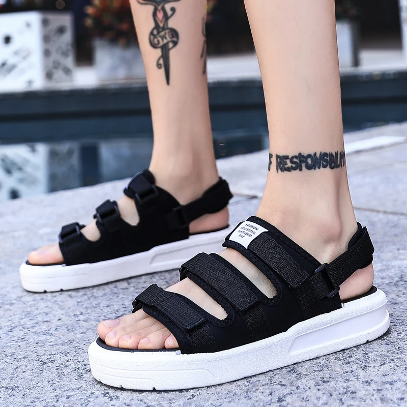 Summer 2021 New Platform Men Sandals Beach Shoes Pu Soft Sneakers Man Shoes Comfortable Light Casual Slippers Black White Qzhsmy
Summer 2021 New Platform Men Sandals Beach Shoes Pu Soft Sneakers Man Shoes Comfortable Light Casual Slippers Black White Qzhsmy