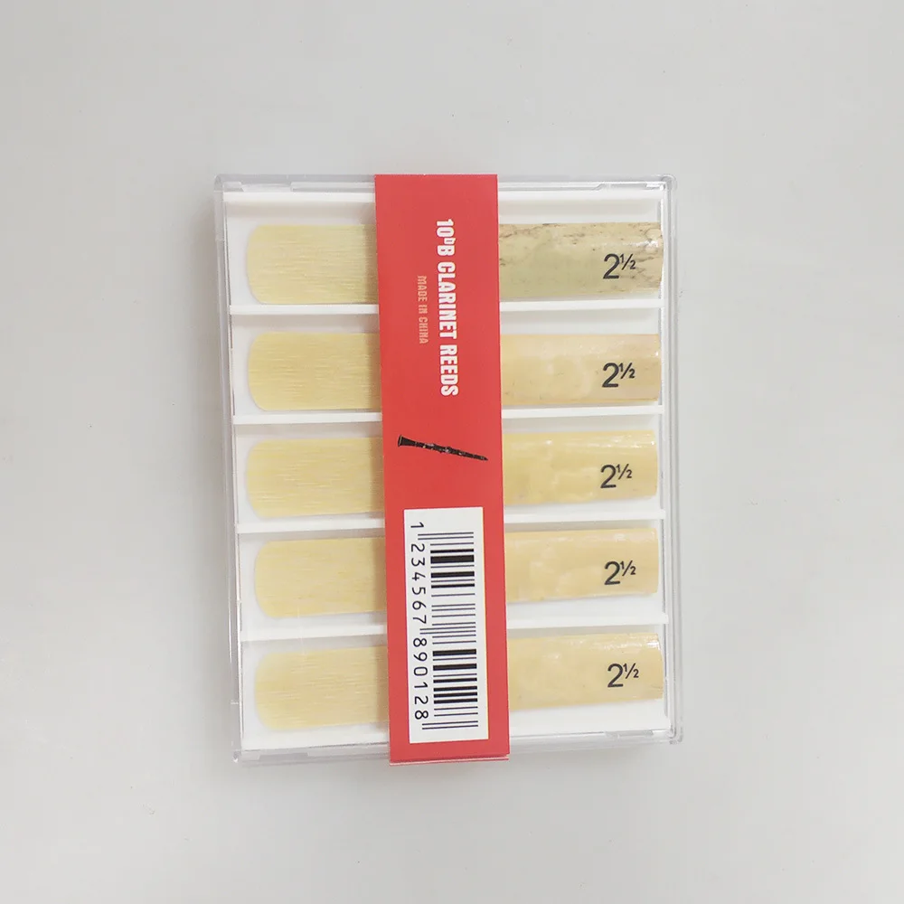 New Hot-selling B-bar Clarinet Reed 2.5 (10 Pieces) In Transparent Box Wind Instrument Accessories
New Hot-selling B-bar Clarinet Reed 2.5 (10 Pieces) In Transparent Box Wind Instrument Accessories