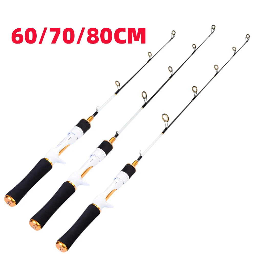 60/70/80CM Ice Fishing Rod Double Tips Winter Rods Sections Length Casting Set Spinning Pole Short Tackle Reels To Choose Combo
60/70/80CM Ice Fishing Rod Double Tips Winter Rods Sections Length Casting Set Spinning Pole Short Tackle Reels To Choose Combo