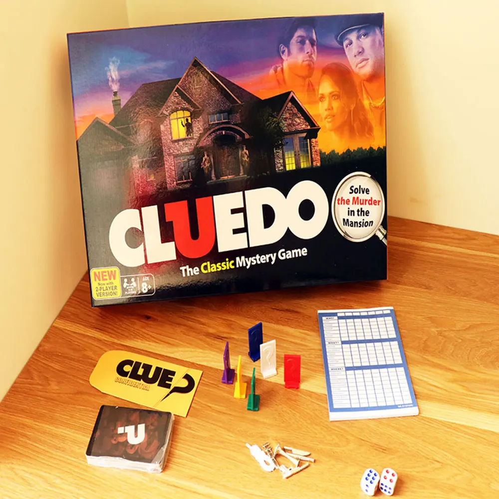 

Cluedo Suspect Clue Discover the Secrets Classic Board Game English Version instructions Detective Game for family party