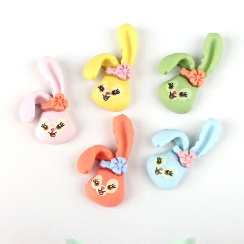 10Pcs Cute Resin Cartoon Rabbit Flat back Cabochons Scrapbooking Christmas Decoration Diy Craft Accessories:16*29mm
10Pcs Cute Resin Cartoon Rabbit Flat back Cabochons Scrapbooking Christmas Decoration Diy Craft Accessories:16*29mm