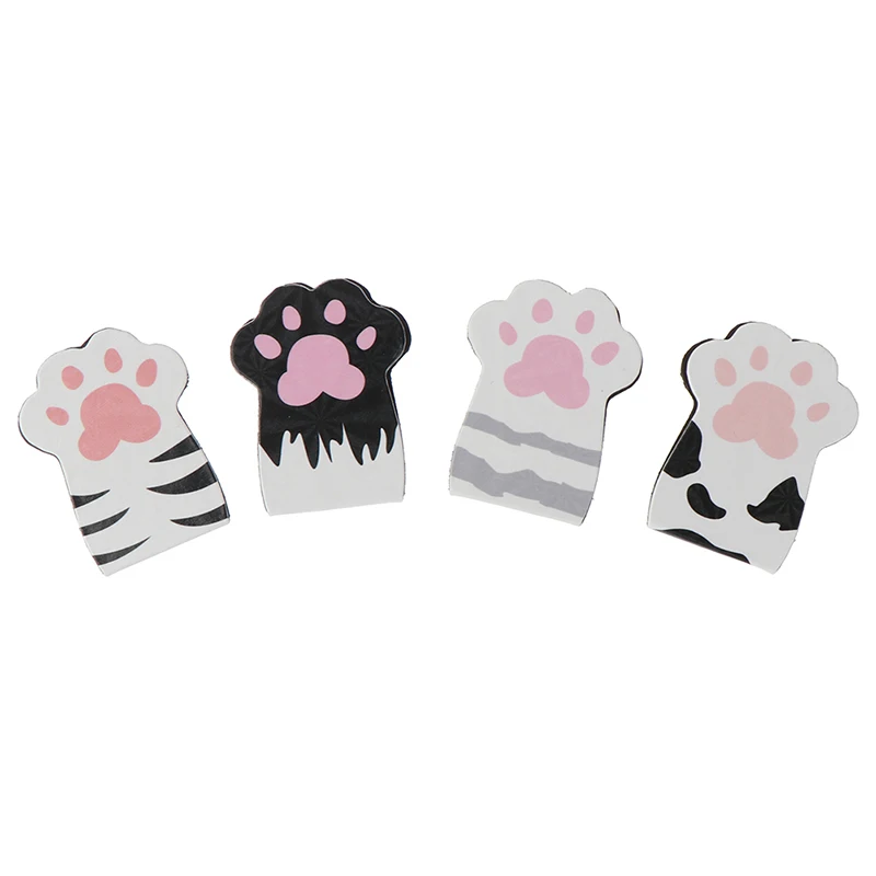 4 шт./компл. Kawaii Meow Cat Paw магнитные закладки для книг маркер страниц школьные и