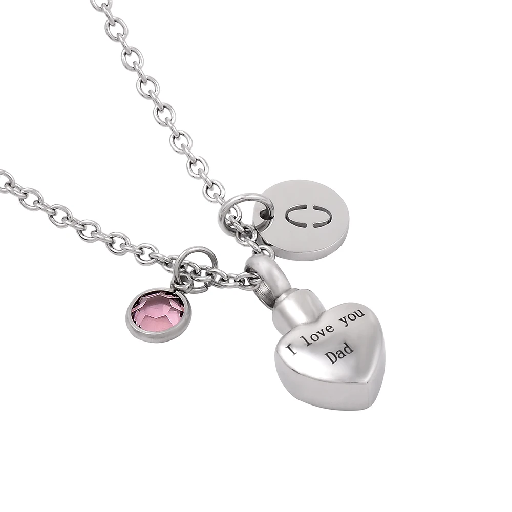 IJMD0060 I Love You Dad Heart Cremation Memorial Pendant Necklace for Ashes Urn Keepsake Jewelry 
IJMD0060 I Love You Dad Heart Cremation Memorial Pendant Necklace for Ashes Urn Keepsake Jewelry