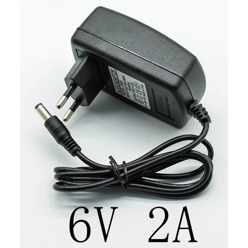 Блок питания 6V 2A 5.5 x 2.1 mm 6В 2А | Электроника