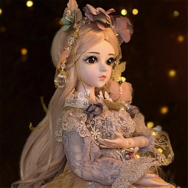 60 см полный комплект BJD кукла 1/3 мяч соединенный девушка лицо глаз платье макияж День рождения Рождественский подарок Модная Кукла кино и ТВ
60 см полный комплект BJD кукла 1/3 мяч соединенный девушка лицо глаз платье макияж День рождения Рождественский подарок Модная Кукла кино и ТВ