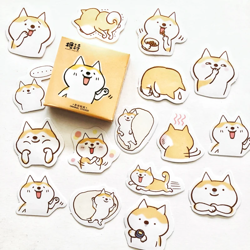 45 pcs/ Box Cute Puppy Shiba Inu Decorative Stickers Scrapbooking DIY Diary Album Stick Label Decor Student Supply
45 pcs/ Box Cute Puppy Shiba Inu Decorative Stickers Scrapbooking DIY Diary Album Stick Label Decor Student Supply