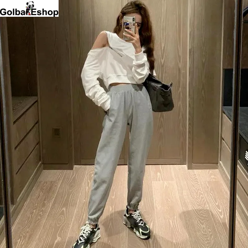 Hoodies Women Loose Large Size S-3XL Zipper Spring Students Causal Streetwear O-neck Off Shoulder Outerwear Crop Long Sleeve Ins
Hoodies Women Loose Large Size S-3XL Zipper Spring Students Causal Streetwear O-neck Off Shoulder Outerwear Crop Long Sleeve Ins