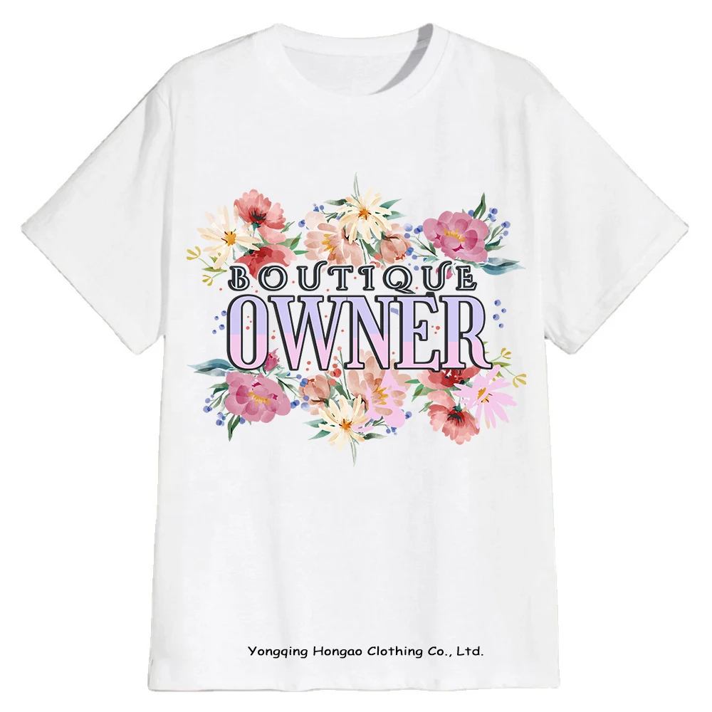 WholesaleSmall Business Owner Flower Women's T-Shirt Loose Ladies Clothing Graphic Tees Custom Printed Plus Size T Shirt Women
WholesaleSmall Business Owner Flower Women's T-Shirt Loose Ladies Clothing Graphic Tees Custom Printed Plus Size T Shirt Women