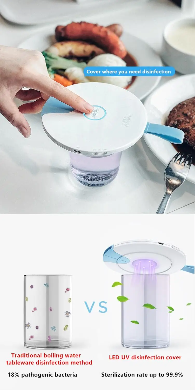 Rechargeable Mask Bowl Disinfection Machine Anti-virus Mini UV Sterilizer Portable USB Disinfection Tool For Travel
Rechargeable Mask Bowl Disinfection Machine Anti-virus Mini UV Sterilizer Portable USB Disinfection Tool For Travel