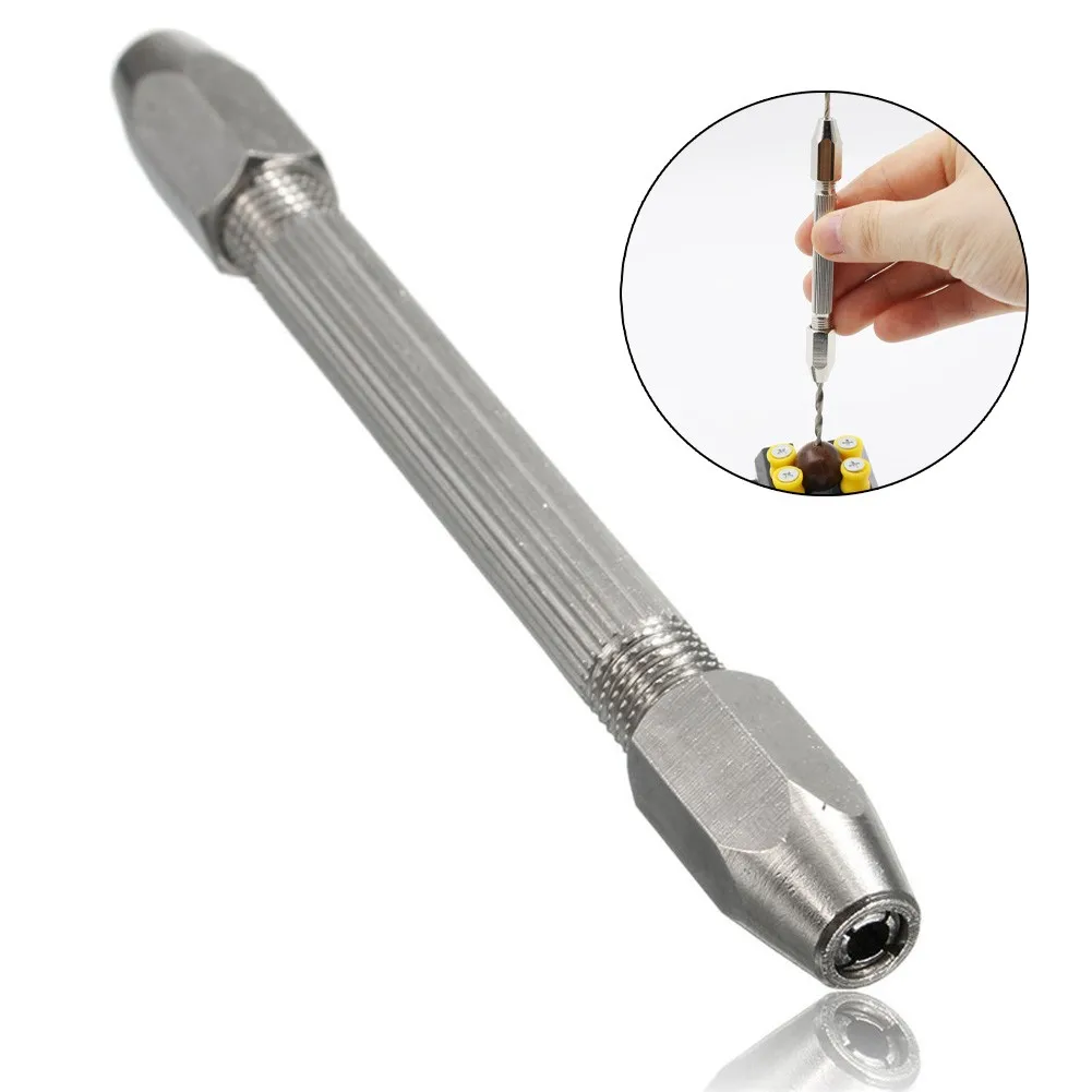 Punch Pin Vice 0 - 3.1mm Screwdrivers Home Carving Clock Repair Kit Watch Tools Drill Bit Holder Hexagonal Double-headed Holder
Punch Pin Vice 0 - 3.1mm Screwdrivers Home Carving Clock Repair Kit Watch Tools Drill Bit Holder Hexagonal Double-headed Holder