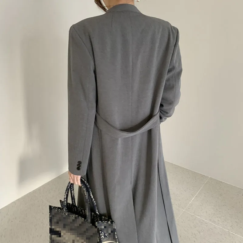 SHENGPALAE Fashion Temperament Solid Color Blazer Women's Autumn 2021 Casual New V-neck Loose Long Sleeve Split Suit Coat 5E2934
SHENGPALAE Fashion Temperament Solid Color Blazer Women's Autumn 2021 Casual New V-neck Loose Long Sleeve Split Suit Coat 5E2934
