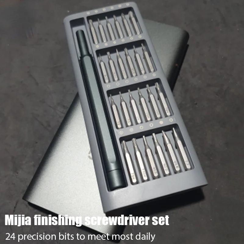 Xiaomi Original Daily Use Screwdriver Kit 24 Precision Magnetic Bits Alluminum Box DIY Screw Driver Set For Smart Home 2021
Xiaomi Original Daily Use Screwdriver Kit 24 Precision Magnetic Bits Alluminum Box DIY Screw Driver Set For Smart Home 2021