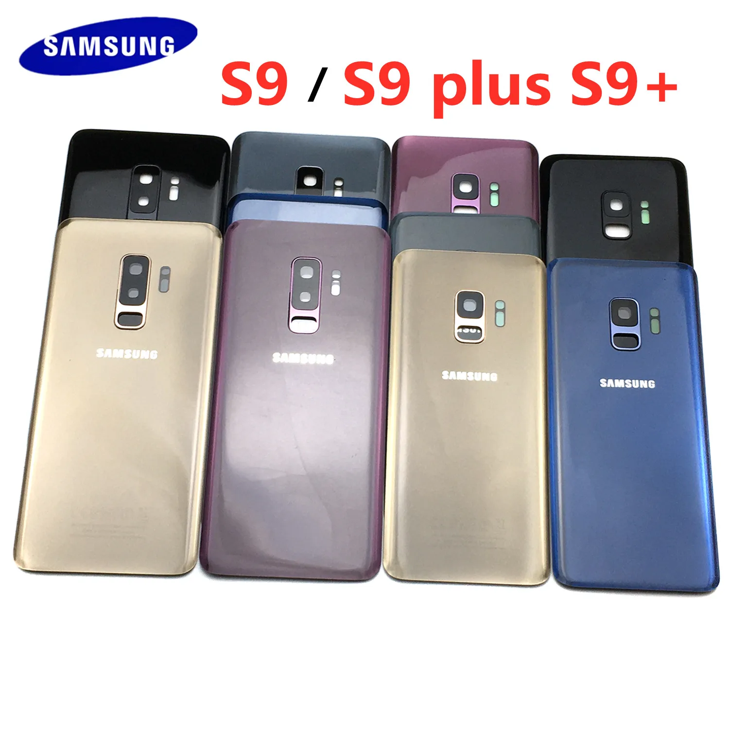 For Samsung Galaxy S9 G960 G960F S9 Plus G965 G965F Battery Cover Rear Door Back Glass Housing+Camera Lens Cover+Sticker
For Samsung Galaxy S9 G960 G960F S9 Plus G965 G965F Battery Cover Rear Door Back Glass Housing+Camera Lens Cover+Sticker