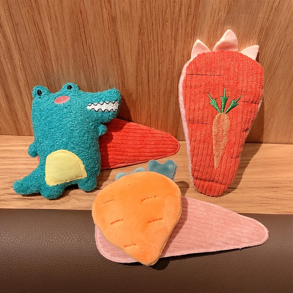 5Pcs Oversized Cute Hair Clips Plush Dinosaur Carrot Forehead BB Clips Girls Washing Face Bangs Clips Hairpin Korean Headdress
5Pcs Oversized Cute Hair Clips Plush Dinosaur Carrot Forehead BB Clips Girls Washing Face Bangs Clips Hairpin Korean Headdress