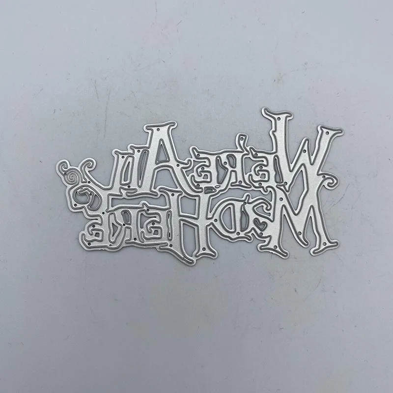 Metal Cutting Dies Were All Mad Here DIY Scrapbooking Decorative Embossing Handcraft Die Cutting Template
Metal Cutting Dies Were All Mad Here DIY Scrapbooking Decorative Embossing Handcraft Die Cutting Template