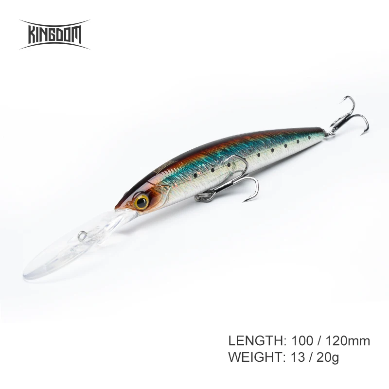 Kingdom New Jerkbaits 100DR рыболовные приманки 100 мм 120 приостанавливающие гольян воблеры