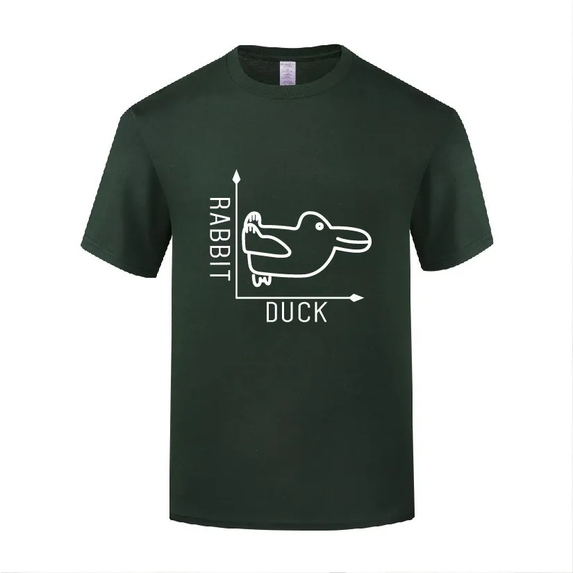 Funny Rabbit Duck Illusion Cotton T Shirt Novelty Men O-Neck Summer Short Sleeve Tshirts Teeshirts
Funny Rabbit Duck Illusion Cotton T Shirt Novelty Men O-Neck Summer Short Sleeve Tshirts Teeshirts