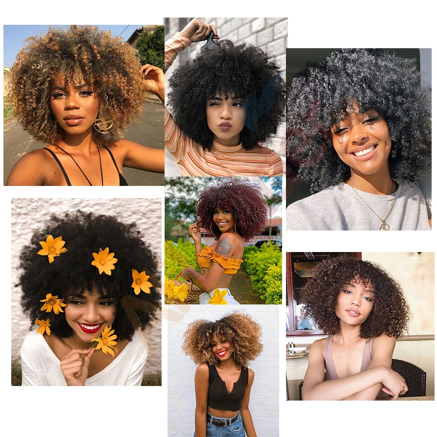 Bouncy Blonde Pure Synthetic Fluffy Hair Wigs With Hair Bangs 14Inches Fashion African Full Style Curly Wigs Glueless For Women
Bouncy Blonde Pure Synthetic Fluffy Hair Wigs With Hair Bangs 14Inches Fashion African Full Style Curly Wigs Glueless For Women