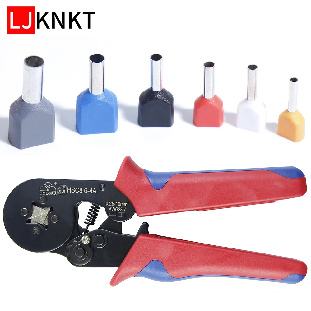 Double wire Square brass TE cold pressed Tubular Terminal Crimping Electrician Pliers Hand mini Tools High Precision Connector
Double wire Square brass TE cold pressed Tubular Terminal Crimping Electrician Pliers Hand mini Tools High Precision Connector