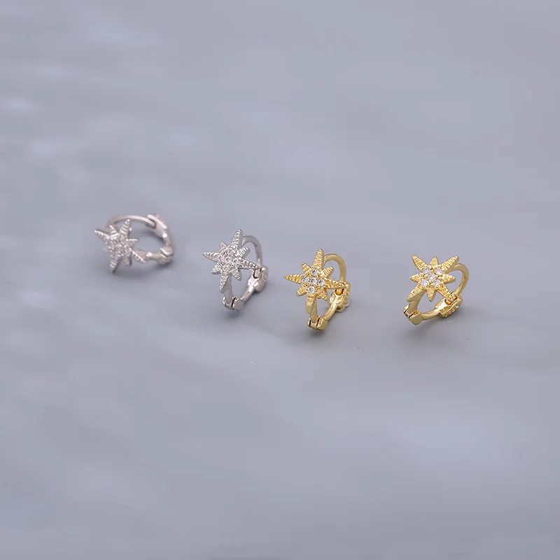 Fashion Simple Mini Zircon 8-star Earrings Are Suitable for Women's Gold Plated Ear Buckle and The Best Jewelry Gifts
Fashion Simple Mini Zircon 8-star Earrings Are Suitable for Women's Gold Plated Ear Buckle and The Best Jewelry Gifts